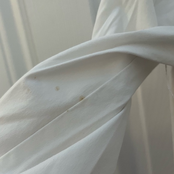 Zara Basic Collection White Off-Shoulder Top - Picture 6 of 8